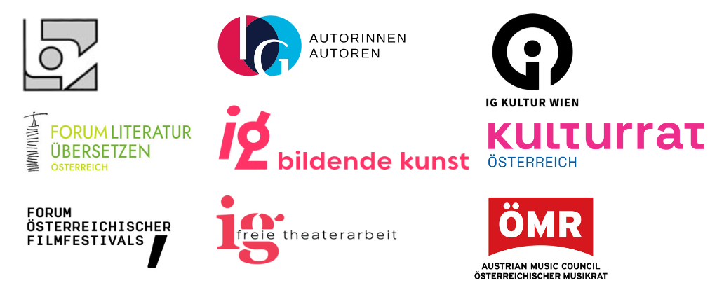 Logos der oben genannten Interessenvertretungen